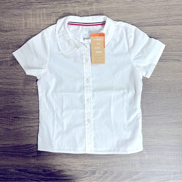 Girls Uniform Girls' Extended Sizing Long Sleeve Stretch Pique